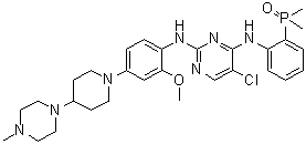 Brigatinib molecular structure (CAS 1197953-54-0)