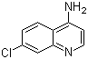 4-氨基-7-氯喹啉分子结构 (CAS 1198-40-9)