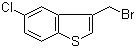 3-溴甲基-5-氯苯并噻吩分子结构 (CAS 1198-51-2)