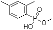 P-(2,4-Dimethylphenyl)phosphonic acid monomethyl ester molecular structure (CAS 1198089-62-1)