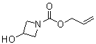 3-Hydroxy-1-azetidinecarboxylic acid 2-propen-1-yl ester molecular structure (CAS 1198283-27-0)