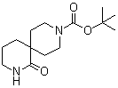 1-Oxo-2,9-diazaspiro[5.5]undecane-9-carboxylic acid 1,1-dimethylethyl ester molecular structure (CAS 1198284-94-4)
