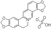 6,7-二氢-双[1,3]苯并二恶茂并[5,6-a:4',5'-g]喹嗪硫酸盐分子结构 (CAS 1198398-71-8)
