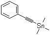 三甲基(苯乙炔基)锡分子结构 (CAS 1199-95-7)