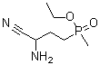 P-(3-Amino-3-cyanopropyl)-P-methylphosphinic acid ethyl ester molecular structure (CAS 1199573-97-1)