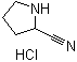 2-吡咯烷甲腈盐酸盐分子结构 (CAS 1199773-80-2)