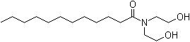 N,N-二(2-羟基乙基)月桂酰胺分子结构 (CAS 120-40-1)