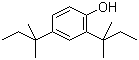 2,4-二叔戊基苯酚分子结构 (CAS 120-95-6)