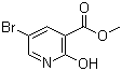 Methyl 5-bromo-2-hydroxynicotinate molecular structure (CAS 120034-05-1)