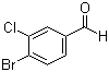 4-溴-3-氯苯甲醛分子结构 (CAS 120077-69-2)