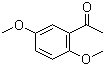 2',5'-Dimethoxyacetophenone molecular structure (CAS 1201-38-3)