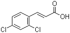 2,4-二氯肉桂酸分子结构 (CAS 1201-99-6)