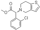 (R)-氯吡格雷分子结构 (CAS 120202-69-9)
