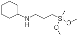 3-(N-环己胺)丙基甲基二甲氧基硅烷分子结构 (CAS 120218-28-2)