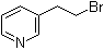 3-(2-溴乙基)吡啶分子结构 (CAS 120277-73-8)