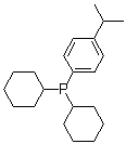Dicyclohexyl(4-isopropylphenyl)phosphine molecular structure (CAS 1202865-62-0)