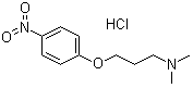 N,N-Dimethyl-3-(4-nitrophenoxy)-1-propanamine hydrochloride (1:1) molecular structure (CAS 1203093-87-1)