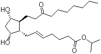 异丙基乌诺前列酮分子结构 (CAS 120373-24-2)