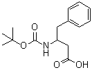 3-[(叔丁氧羰基)氨基]-4-苯基丁酸分子结构 (CAS 120378-17-8)