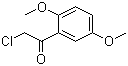 2-Chloro-1-(2,5-dimethoxyphenyl)ethanone molecular structure (CAS 1204-22-4)