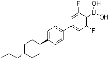 B-[3,5-Difluoro-4'-(trans-4-propylcyclohexyl)[1,1'-biphenyl]-4-yl]boronic acid molecular structure (CAS 1204051-93-3)