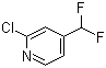 2-Chloro-4-(difluoromethyl)pyridine molecular structure (CAS 1204296-03-6)