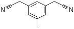 5-甲基-1,3-苯二乙腈分子结构 (CAS 120511-74-2)