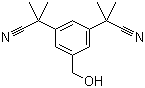 2-[3-(1-氰基-1-甲基乙基)-5-(羟甲基)苯基]-2-甲基丙腈分子结构 (CAS 120511-88-8)