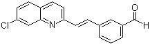 (E)-3-[2-(7-氯-2-喹啉基)乙烯基]苯甲醛分子结构 (CAS 120578-03-2)