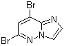 6,8-Dibromoimidazo[1,2-b]pyridazine molecular structure (CAS 1206487-36-6)
