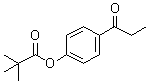 2,2-二甲基丙酸 4-(1-氧代丙基)苯基酯分子结构 (CAS 120703-45-9)