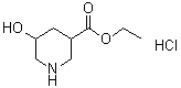 5-Hydroxy-3-piperidinecarboxylic acid ethyl ester hydrochloride molecular structure (CAS 1207194-49-7)