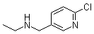2-氯-5-乙基氨基甲基吡啶分子结构 (CAS 120739-77-7)