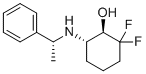 (1R,6S)-2,2-二氟-6-(((R)-1-苯基乙基)氨基)环己醇分子结构 (CAS 1207557-63-8)