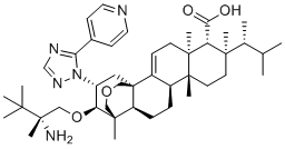 Ibrexafungerp molecular structure (CAS 1207753-03-4)