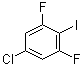5-Chloro-1,3-difluoro-2-iodobenzene molecular structure (CAS 1208076-02-1)