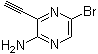 5-Bromo-3-ethynyl-2-pyrazinamine molecular structure (CAS 1209289-08-6)