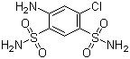 结构式 CAS# 121-30-2, 5-氯-2,4-二磺酰胺基苯胺
