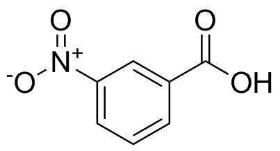 间硝基苯甲酸分子结构 (CAS 121-92-6)