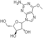 奈拉滨分子结构 (CAS 121032-29-9)