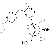 Ertugliflozin分子结构 (CAS 1210344-57-2)