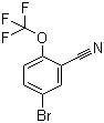 结构式 CAS# 1210906-15-2, 5-溴-2-(三氟甲氧基)苯腈