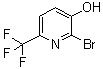 2-Bromo-6-(trifluoromethyl)-3-pyridinol molecular structure (CAS 1211526-50-9)