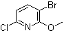 3-Bromo-6-chloro-2-methoxypyridine molecular structure (CAS 1211526-62-3)