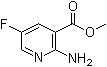 2-Amino-5-fluoro-3-pyridinecarboxylic acid methyl ester molecular structure (CAS 1211535-54-4)