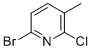 6-Bromo-2-chloro-3-methylpyridine molecular structure (CAS 1211539-10-4)