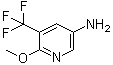 6-Methoxy-5-(trifluoromethyl)-3-pyridinamine molecular structure (CAS 1211584-76-7)
