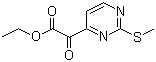 (2-甲硫基嘧啶-4-基)-2-氧代乙酸乙酯分子结构 (CAS 1211595-04-8)