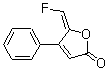 5-(氟亚甲基)-4-苯基-2(5H)-呋喃酮分子结构 (CAS 1212059-19-2)