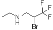2-Bromo-N-ethyl-3,3,3-trifluoro-1-propanamine molecular structure (CAS 121217-44-5)